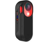 Wiuo Para Garmin Varia RCT715 Funda de silicona antiarañazos Cubierta blanda Bicicleta Luz Bicicleta Radar Protection Sl Negro Style A