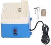 Máquina amoladora de vidrieras Mini kit de herramientas de procesamiento de molienda de arte portátil a prueba de polvo con broca azul de 1 pulgada