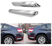 1pair Rear Bumper Strip Cover Trim Chrome Decoration para Citroen C5 2009 2010 2011 2012