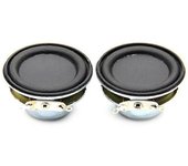 Altavoz de audio de 2 piezas 4 5W 40mm 1.5 pulgadas Altavoz multimedia de rango completo Altavoz Sonido DIY Mini altavoz para cine en casa Negro