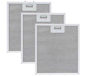 Filtro de campana de W10169961A de 3 piezas para la campana extractora de aire Jenn Reemplace el filtro de ventilación de aluminio 12X10.5Inch Gris...