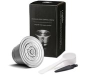 Para cápsulas de café recargables de cápsulas de café recargables Nespresso Steel Como se muestra