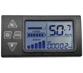 24v / 36v / 48v S861 Lcd Ebike Display Dashboard para el panel de control del controlador Bldc de la bicicleta eléctrica (6 pines) -gt