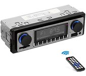 Linkrunning 4 x 60W Coche Bluetooth Audio Radio FM Puerto USB/MP3/AUX