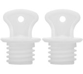 2 piezas de tapón de botella de agua caliente tapón de bolsa de agua caliente tapón de sellado tapón de agua para saco de agua caliente Blanco 3.70...