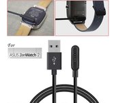 Flye Para ASUS ZenWatch 2 Smart Watch USB Cargador magnético de cable de carga más rápido A