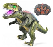 Led Ilumina el control remoto Dinosaurio caminando y rugiendo Juguetes realistas de T-rex para niños pequeños