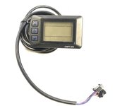 Accesorios para bicicletas eléctricas OMT- Pantalla LCD de 36V48V con accesorios para el panel de control LCD de la bicicleta eléctrica negro