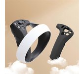 Cubierta de agarre del controlador para caja de silicona VR2 Cubierta de fundas protectoras de agarre de mango para PS VR2 Parte B Negro