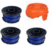 Black & Decker Strimmer Spool & Line & Cap Cover compatible con Gl650 Gl660 Gl670 Gl315 Gl655 Gl656 4pcs