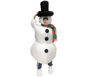 unbrand Traje inflableTraje de Navidad Olaf Disfraz de muñeco de nieve Fiesta de Halloween Fantasía Carnaval Cosplay para niños Nuevo Child 2