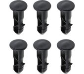 3 pares de pernos de bisagra pasadores de bisagra para contenedores de tapa de botes de basura para caber 240/120/100 / 60l cubos de basura al aire...