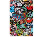 Funda Samsung Galaxy Tab A9 Plus 11" 2023, carcasa protectora Slim Stand Hard Back Shell con función Auto Sleep Wake, Graffiti