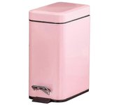 Cubo de basura doméstico con cubo de basura doméstico silencioso Cubo de basura de cocina de acero inoxidable con revestimiento G Rosa