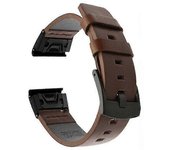 Correa de reloj de cuero genuino Pulsera de liberación rápida para Garmin Fenix 6/6x/6s Kit Marrón Fenix6S