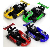 5pcs Mini juguete de coche de plástico Pull Back colorido Cartoon Racing Model Kart Racing Car Juguetes educativos para niños Color aleatorio