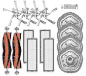 Para dreame bot W10 robot aspirador accesorios