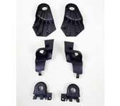 Para Mercedes-Benz Clase E W213 X213 E200 E260 E300L Kit de faros de coche Soporte Anillo de protección Kit de reparación de lengüeta superior 2138...