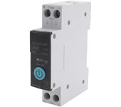 40A Tuya Monofásico Carril DIN WIFI Medidor de energía inteligente Temporizador Monitor de consumo de energía KWh Wattmete Blanco y negro