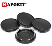 4pcs / lot 68mm Fit 65mm Logo Plástico negro Car Wheel Center Hubcaps Covers Set Car Wheel Rim Cubcubs Accessories Car Styling Accessories