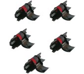 Ir40t Ir-40t (paquete de 5) Compatible con el rodillo de tinta de la calculadora Reemplazo para Casio Fr 2550 2500 Hr100 Hr150 Hr7 Hr8
