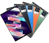 Tablet PC ultradelgada de 10,1 pulgadas 5G HD IPS Screen Dual Card 8G + 256G Android 12. solo funda de cuero