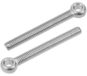 Pccy Anillo de elevación del cáncamo M6 x 50 mm de acero inoxidable 304 rosca 10 piezas, 2024 Ping