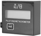 Nuevo tacómetro de motor digital de gasolina tacómetro de pulso inductivo impermeable con batería para cortadora de sierra de cadena 2/4 tiempos