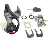 Juego de cerraduras con llave de interruptor de encendido para ciclomotor GY6 scooter de 50 cc y 150 cc Taotao Jonway Roketa - Comprar ahora Negro ...