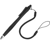 Lápiz óptico con pantalla táctil Fiauli Anti-lost Lanyard para iPad 2018 Huawei Mate Samsung Negro