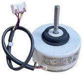 Aire acondicionado Motor interior Motor de ventilador de CC sin escobillas doméstico de 20 W Aire acondicionado Motor interior Blanco y negro