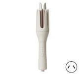 Rizador automático de pelo de 3 niveles de temperatura anti-enredos Plancha autorizadora para viajes a casa Beige AU Plug