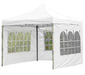 Carpa de fiesta plegable impermeable al aire libre tela de lluvia Boris Blanco