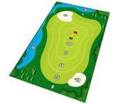 Chip Golf Mat Set Golf Game Mat Juego de fichas con Chip Golf Golf Set Mat Juego de lanzamiento interior y exterior
