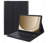 Compatible para Samsung Galaxy Tab A9 + PU Leather Tablet Stand Case con teclado Bluetooth, teclado inglés + ucraniano MultiColor