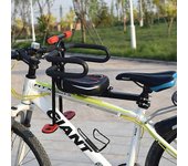Asiento de bicicleta de mtb universal montado en la parte delantera de seguridad Asiento de bicicleta para niños Asiento de bebé Sillín para niños ...