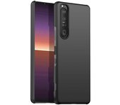 Para Sony Xperia 1 IV 5G Ultra Slim Phone Case Cubierta de teléfono celular de PC dura resistente a los arañazos Negro