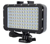 50m / 164ft Impermeable Recargable Regulable Luces Subacuáticas Luces de Buceo Luces de Video LED 84 Led 5000lm para cámaras Gopro Nikon Panasonic ...