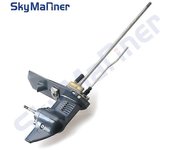 Redkid 6E0-45300 CONJUNTO DE UNIDAD INFERIOR FUERA DE BORDA 5 HP Para YAMAHA 4 HP GEARBO 6E0-45300-03-4D EJE CORTO