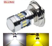1 pieza P26S LED faro delantero bombilla motocicleta faro scooter motocicleta ciclomotor motocicleta ATV bombilla frontal luz 6V 12V 24V blanco lim...