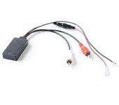 Radio de coche Rca Adaptador Bluetooth Estéreo 2rca Inalámbrico Aux Audio Cableado compatible con Dvd Cd Altavoz de computadora Negro