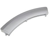 Manilla de la puerta de la secadora Siemens - Serie WT gris plateado, pieza de repuesto