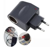 TCGG-Convertidor de voltaje 220 V a 12 V y 1.000 mA - máx. 12 vatios - Adaptador de enchufe para encendedor de cigarrillos con enchufe - convertido...