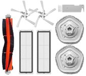 Reemplazo para Bot W10 W10 Pro Robot autolimpiante aspirador y fregona cepillo lateral principal Hepa filtro trapeador Como se muestra