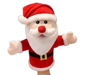 Muñeco de nieve Alce Santa Claus Títere de mano Títeres de mano de Navidad para niños pequeños