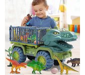 Dinosaurio para niños Juguete Coche Grandes Ingeniería Camiones Construcción Vehículos Regalo Juguete 12 Little Dinosaurs