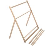Telar de tejer, máquina de tejer a mano ajustable de bricolaje BHDD telar de tejer a mano máquina de tejido a mano de tapiz juego tejido de bricola...