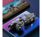 Controlador de juego móvil Game Trigger para PUBG / Fortnite / Call of Duty, Shooter Sensitive Controller Joysticks Aim & Fire Trigger Negro