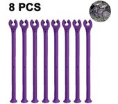 8pcs Silicona Lavavajillas Accesorio Silicona Stemware Saver Flexible Stemware Holder Lavavajillas Wine Glass Protector