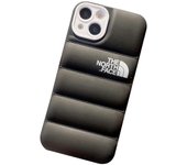 Para la serie iPhone 11 - 3D Linda funda a prueba de golpes, chaqueta de plumón de invierno Puffer Estuche de tela suave para iPhone 11/11 Pro/11 P...